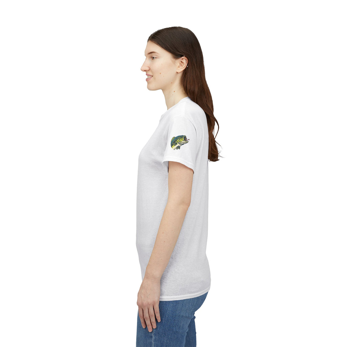 Color: White | Jerk Until She Swallows Premium Graphic Tee
