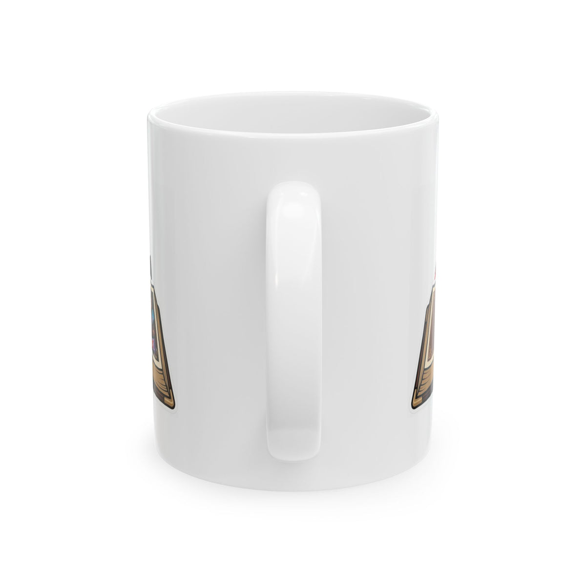 "Working For The Sweet Stuff" White Ceramic Mug — Graphic