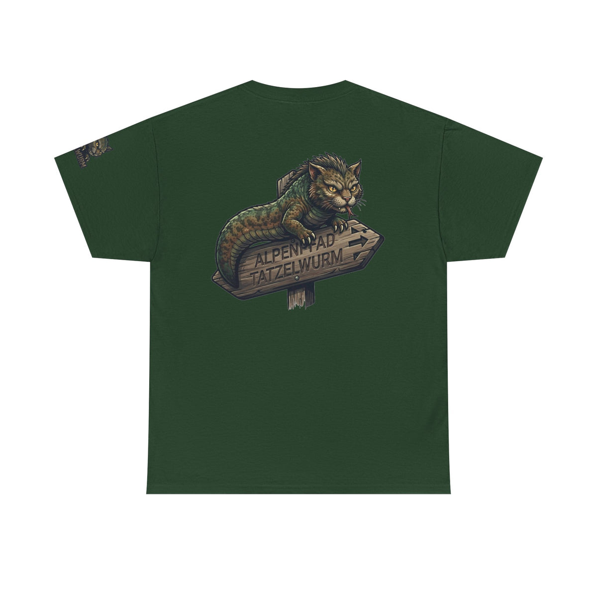 Color: Forest Green | Tatzelwurm (Alpine Europe) Premium Graphic Tee