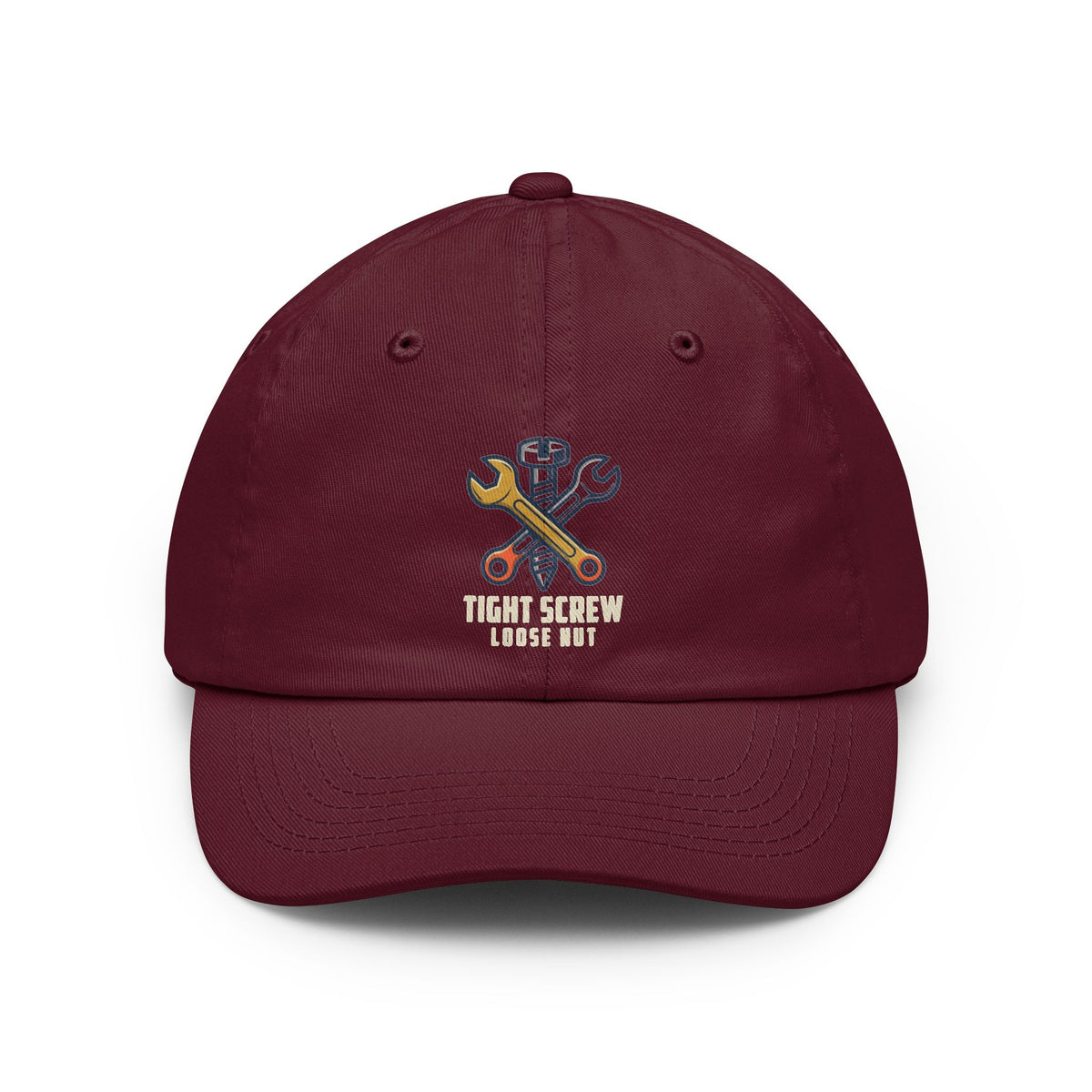 Color: Maroon | Tight Screw and a Loose Nut Dad Hat