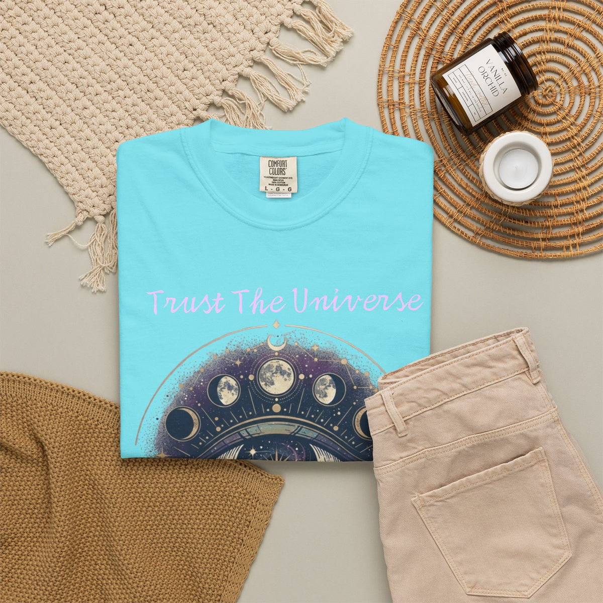 "Trust the Universe" Unisex Garment-Dyed Tee