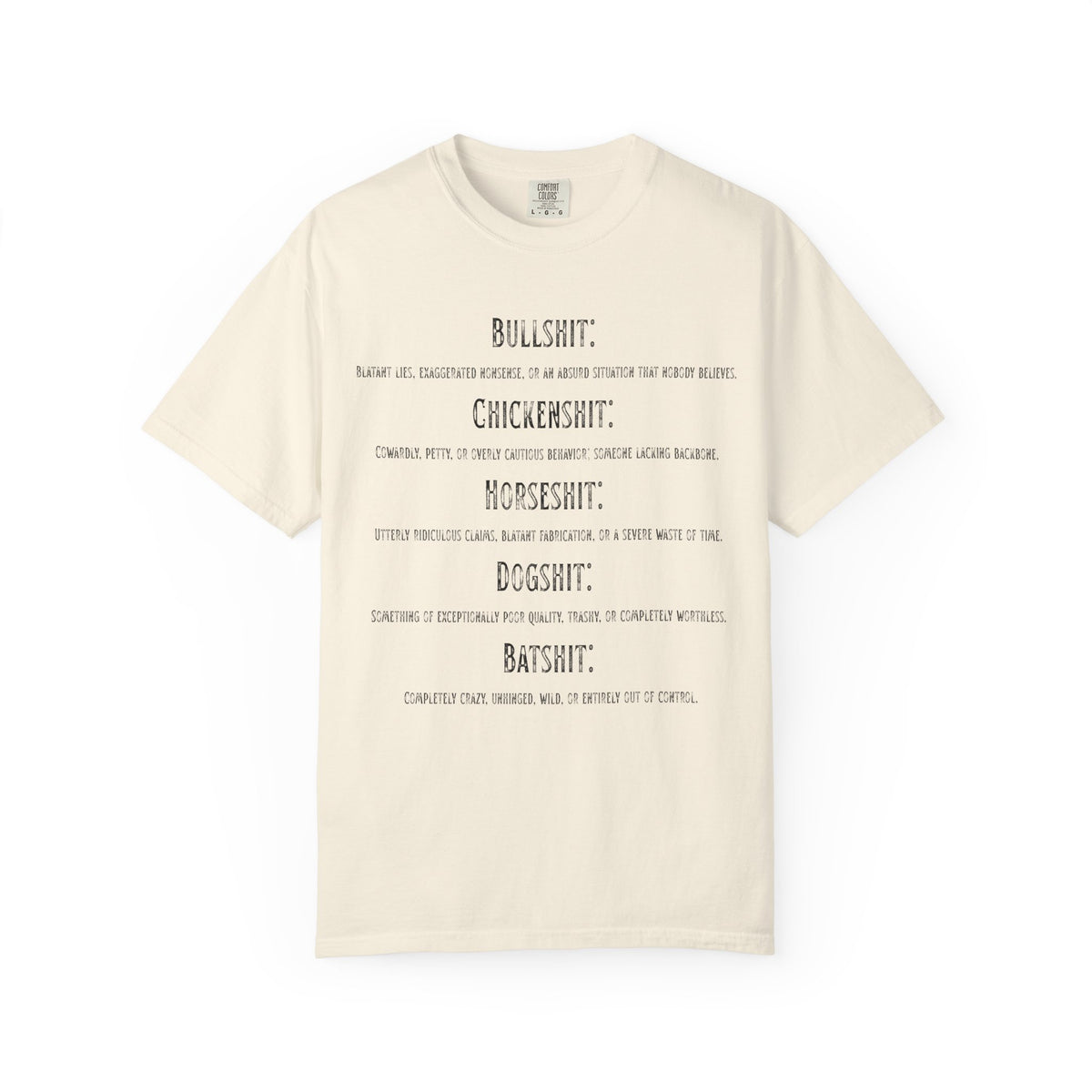 "Types of Shit" Unisex Garment-Dyed Tee