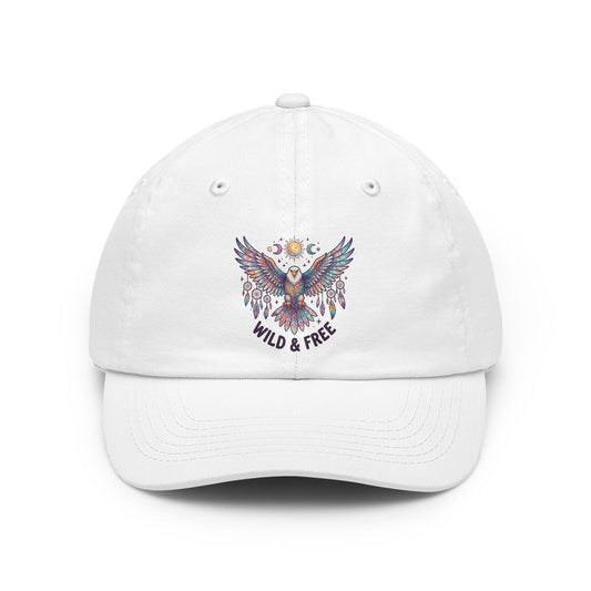 Color: White | Hippy Eagle Dad Hat
