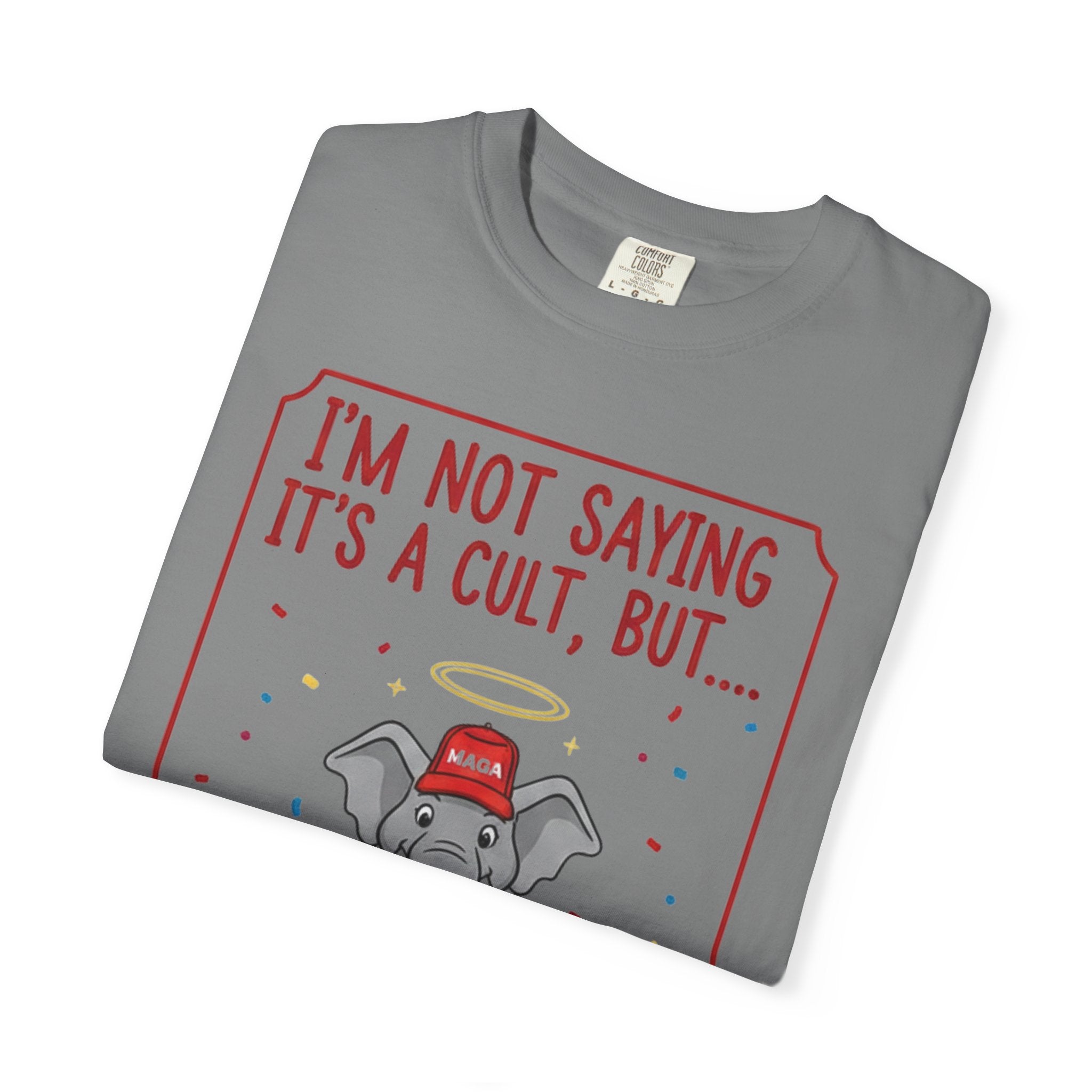 Red Hat Intervention Shirt | Garment-Dyed Tee — AttitudeShirts