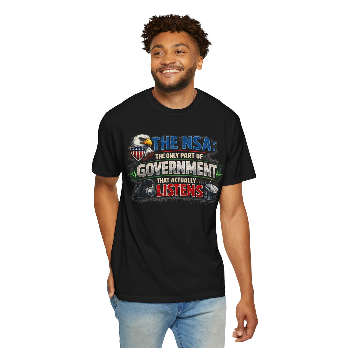 Color: Black | They're Always Listening - Classic |
