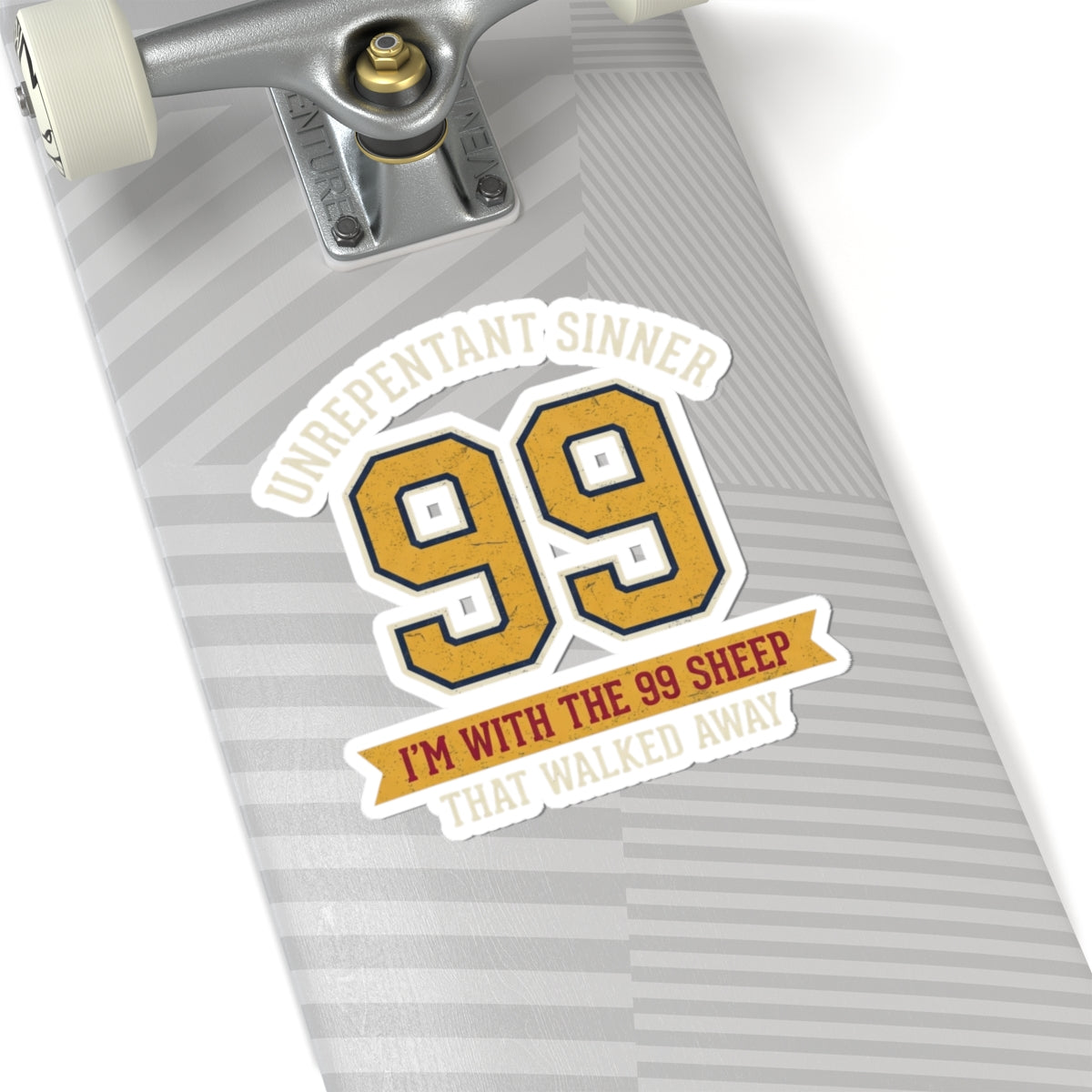 "Good Book Series 99 Unrepentant Sinner" Sticker — Main