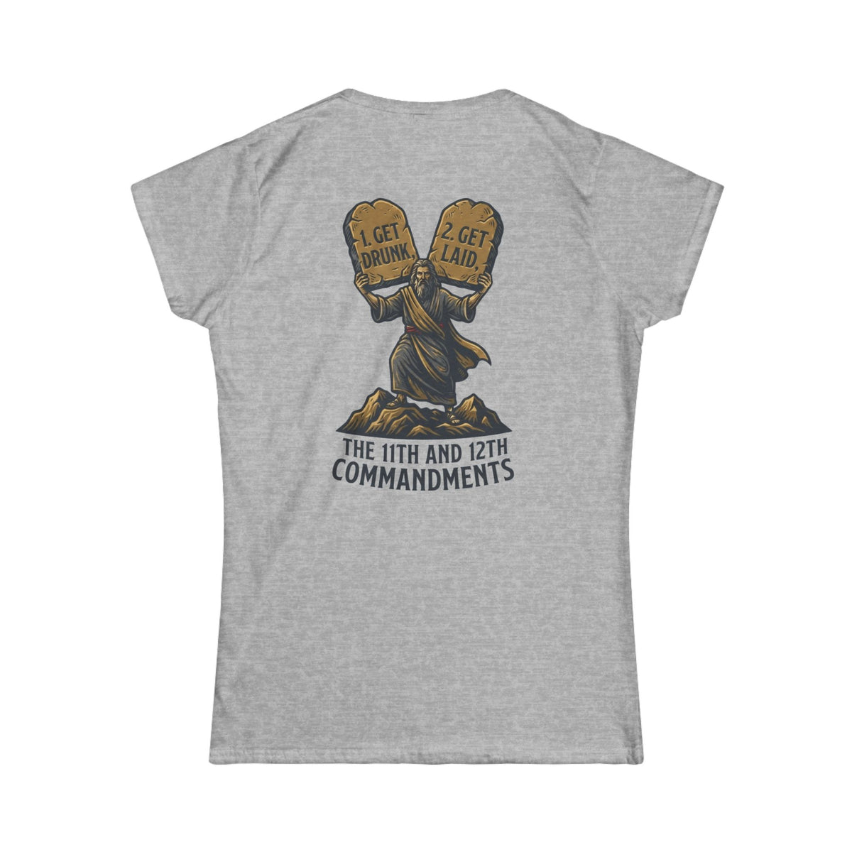 Color: Sport Grey | 11th and 12th Commandment Women's Tee
