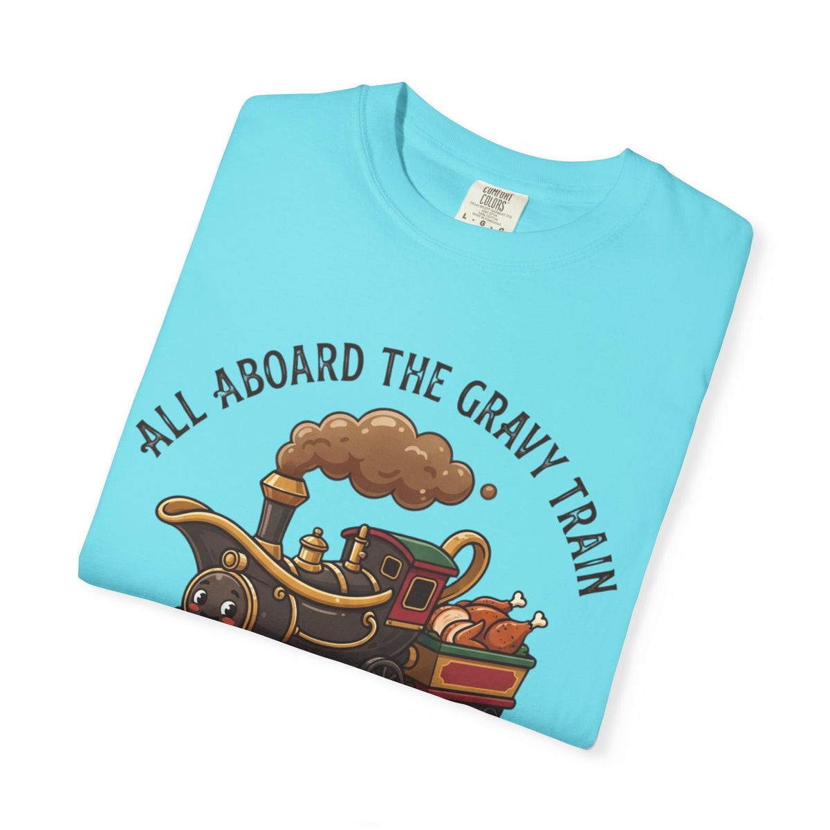 "Next Stop Food Coma" Unisex Garment-Dyed Tee