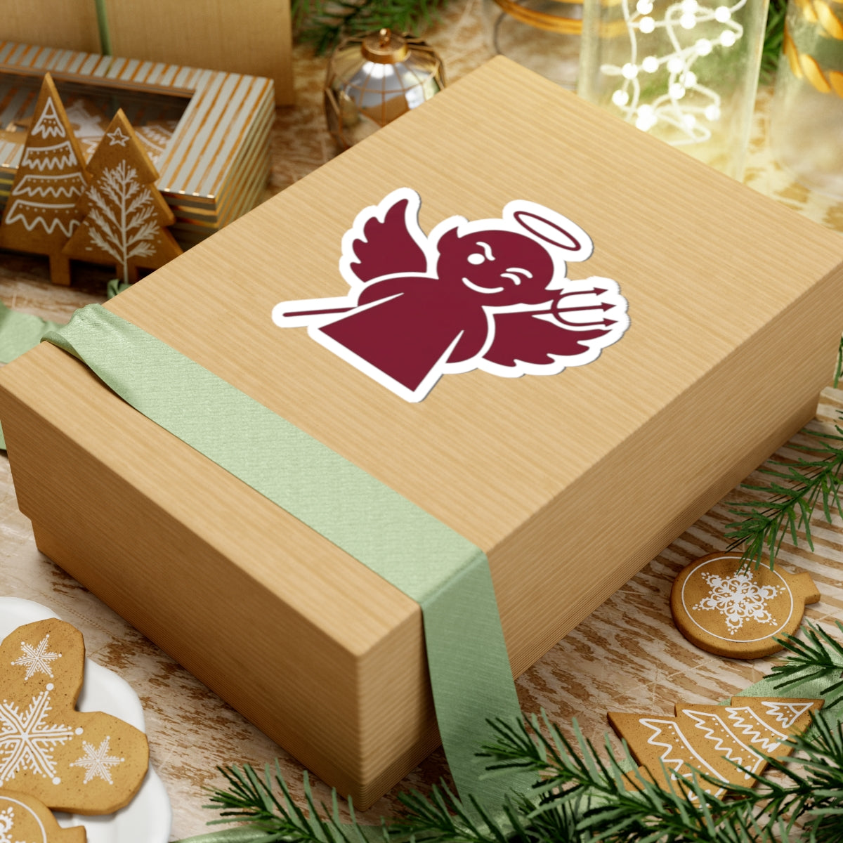 "On The Naughty List" Sticker