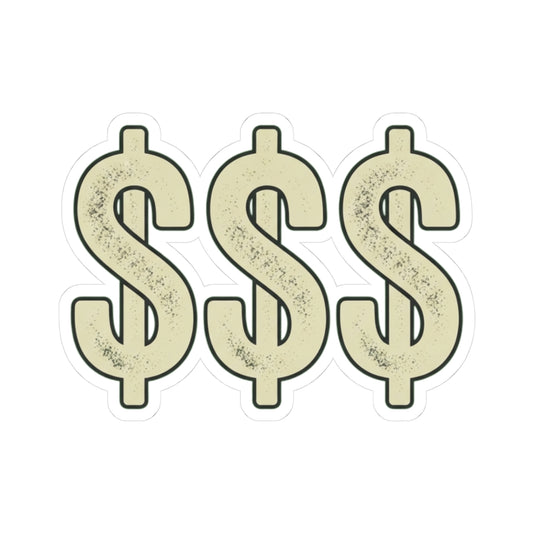 "Technically Wealthy" Sticker