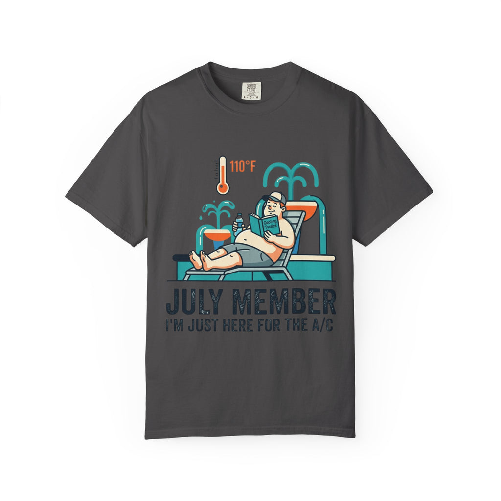 "July Member" Unisex Garment-Dyed Tee