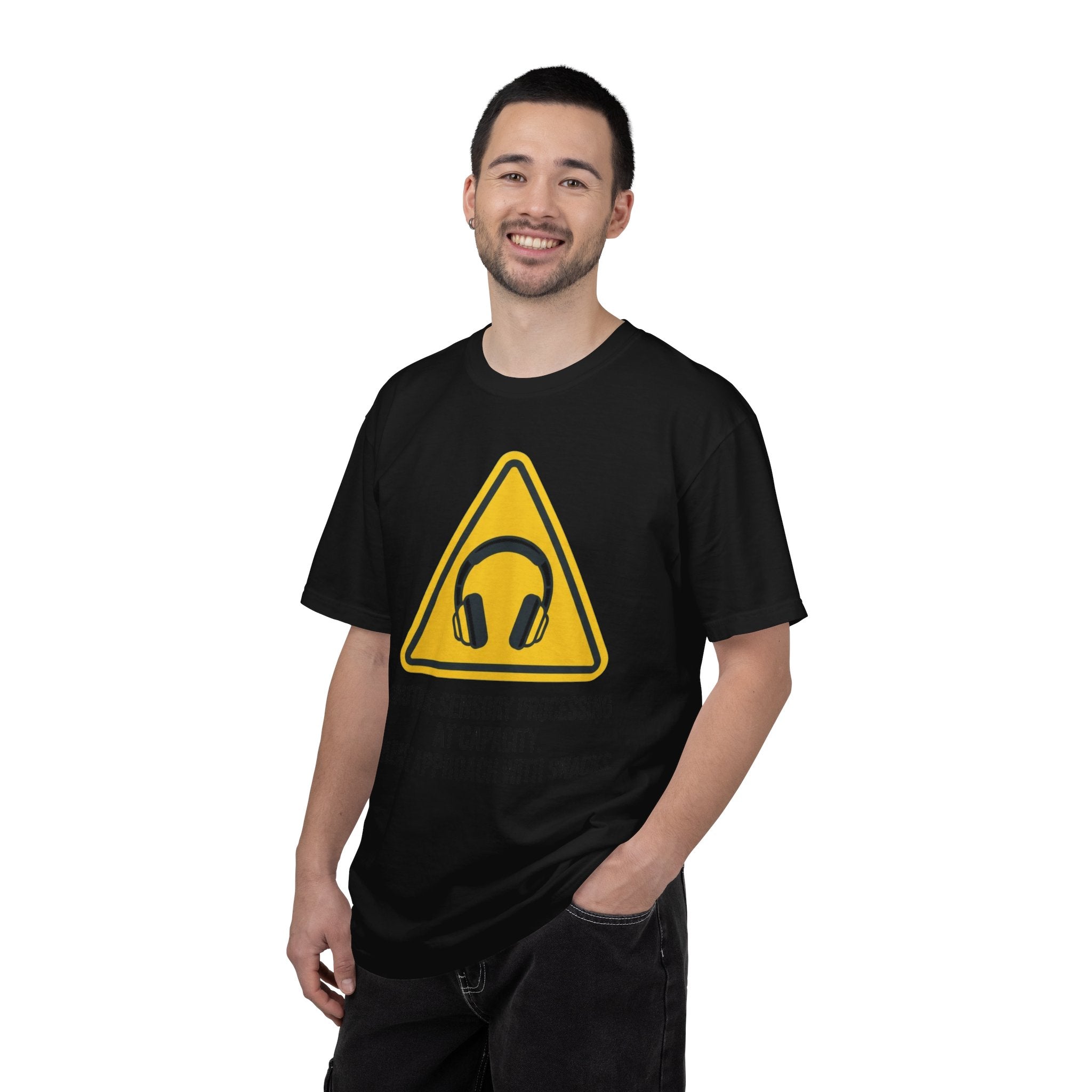 "Sensory At Capacity" Unisex Garment-Dyed Tee