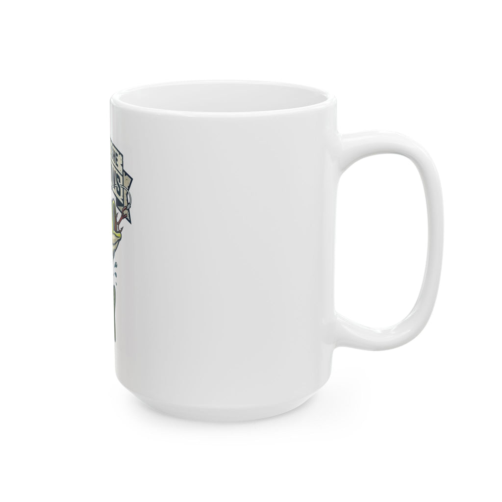 "Jerk Until She Swallows" White Ceramic Mug