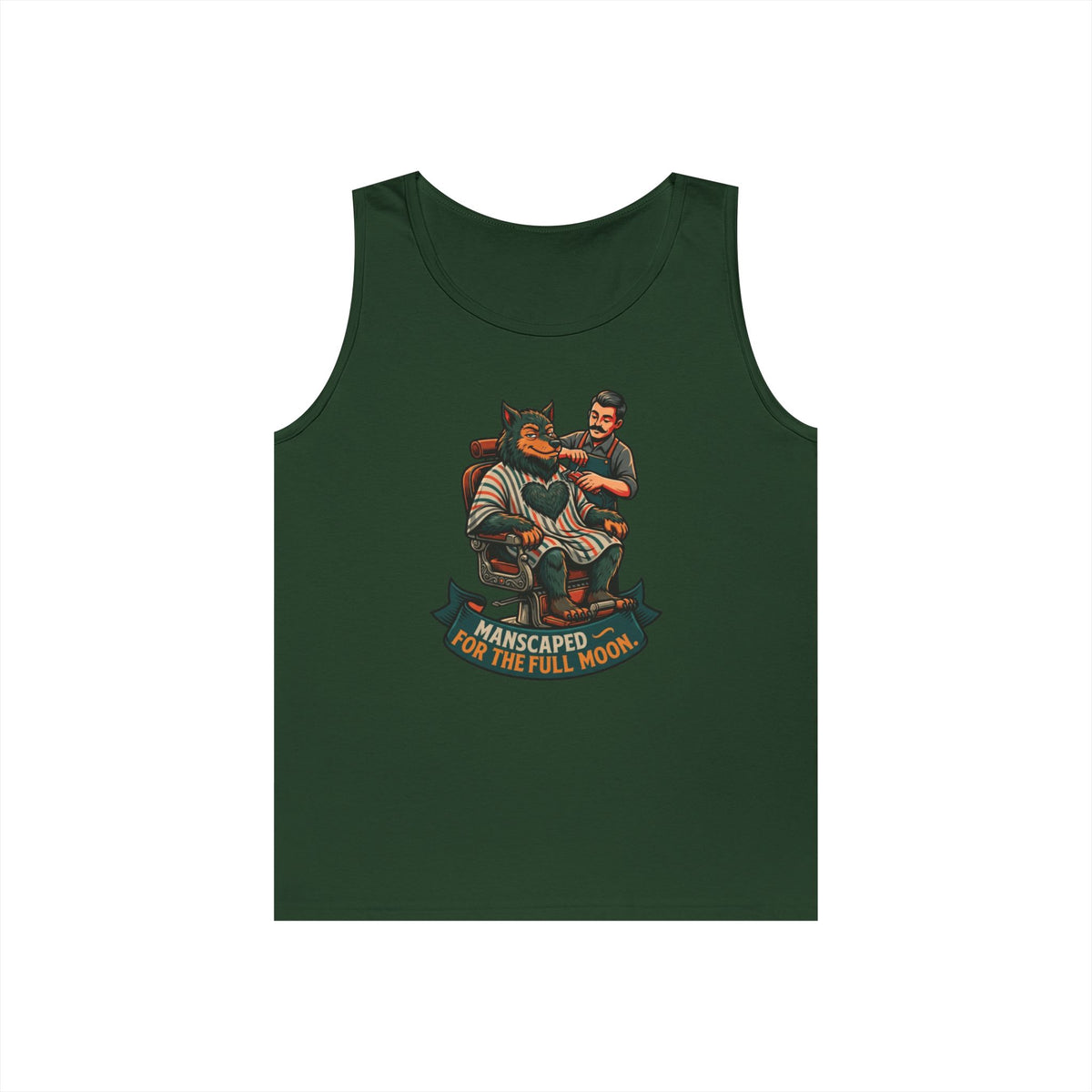 "Manscaped for the Full Moon" Tank Top
