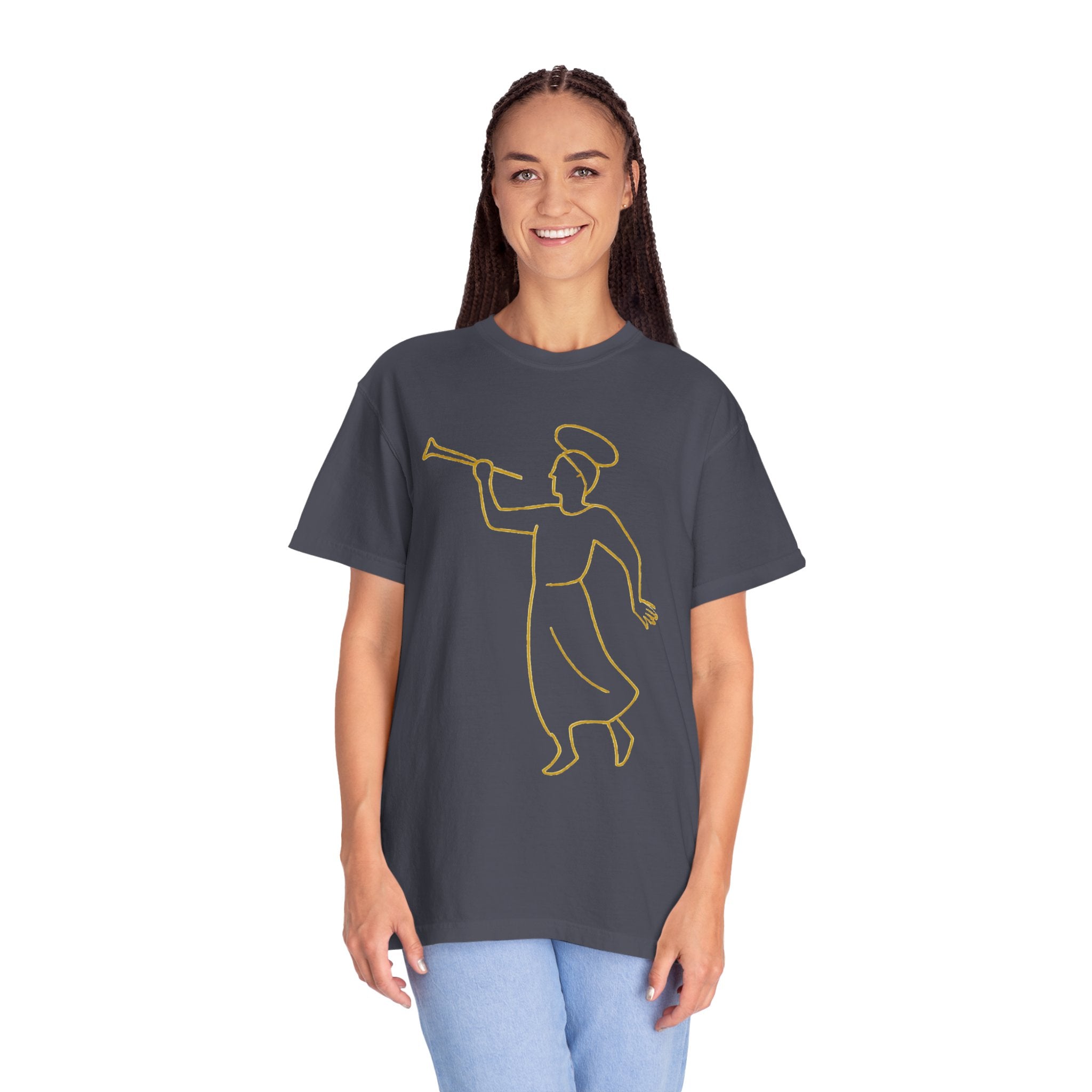 "Angel Moroni" Unisex Garment-Dyed T-shirt