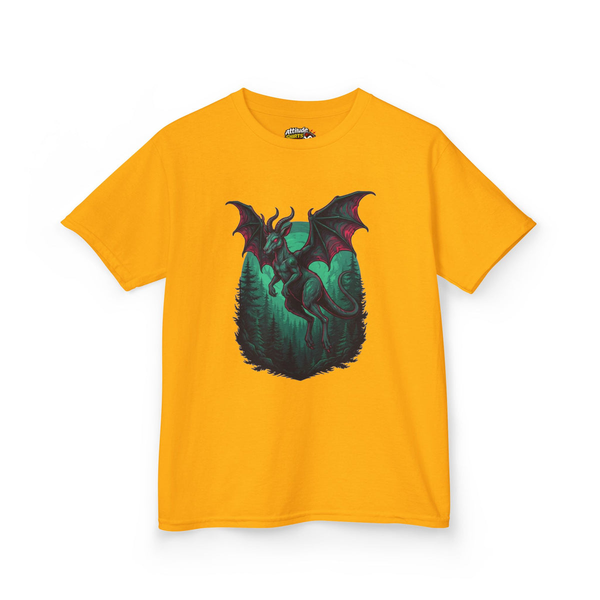 Color: Gold | The Jersey Devil (New Jersey, USA) Kids Tee