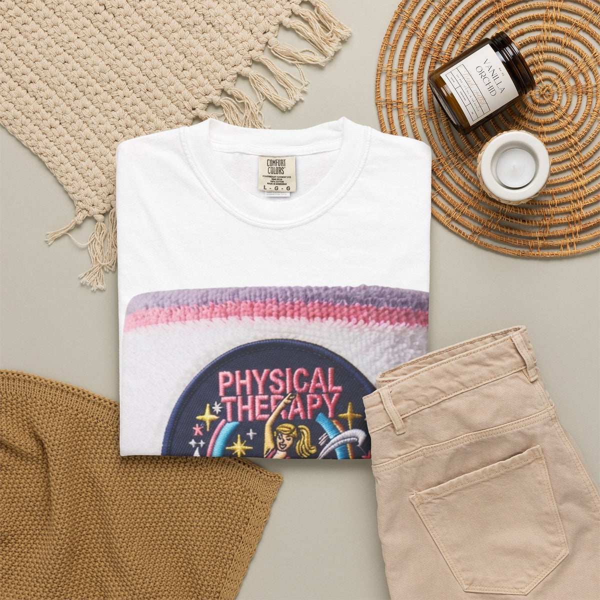"Let's Get Physical" Unisex Garment-Dyed Tee