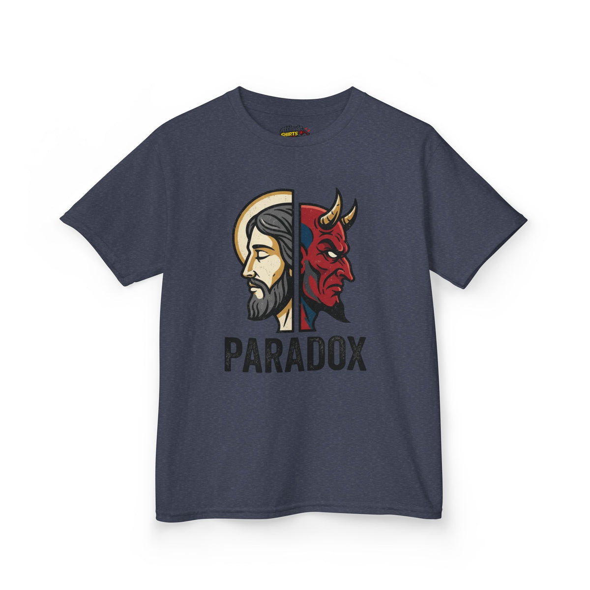 Color: Heather Navy | Paradox Kids Tee