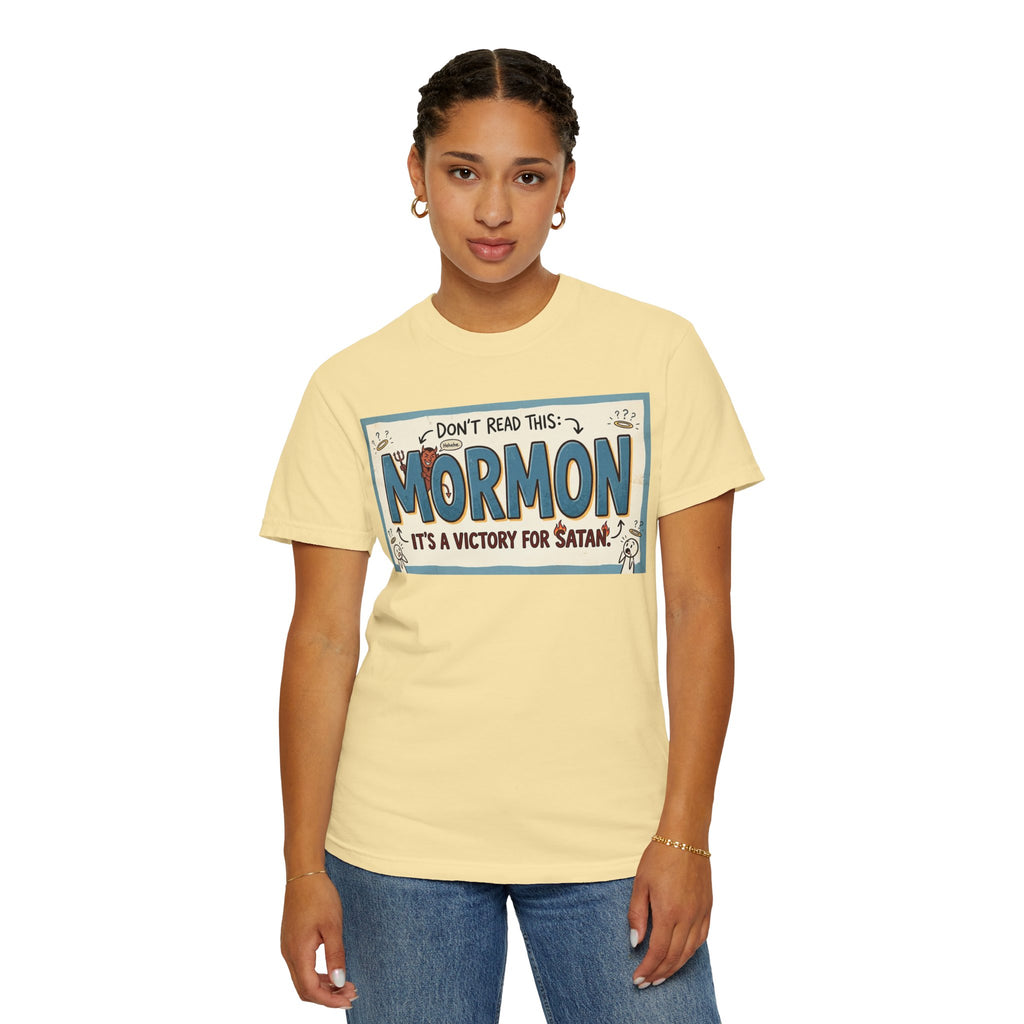 "Victory for Satan T-Shirt" Unisex Garment-Dyed T-shirt