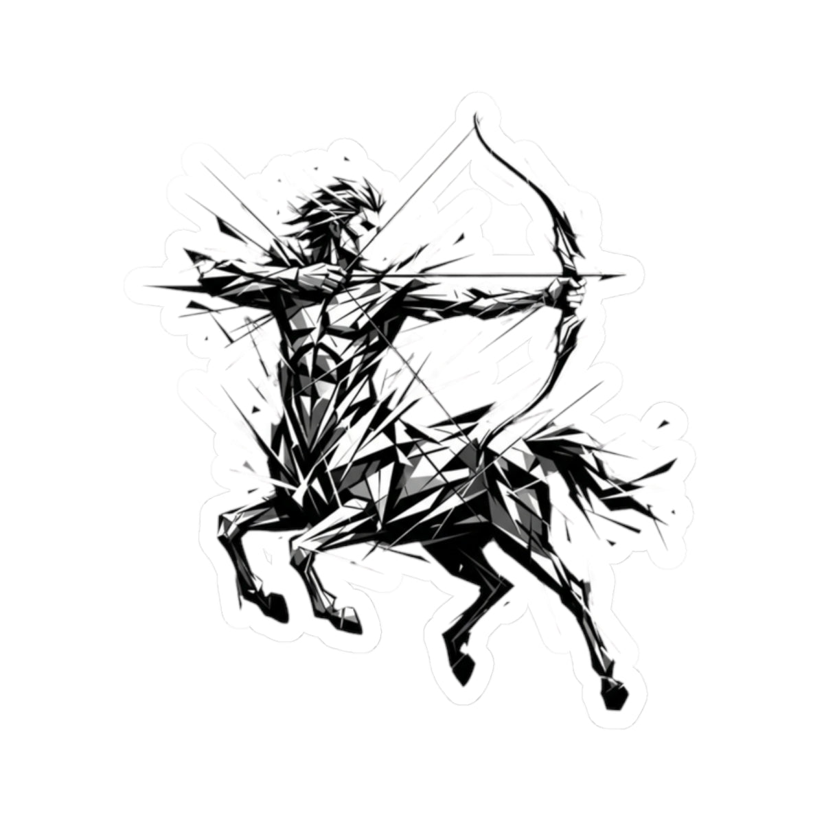 "Sagittarius The Archer Centaur" Sticker — Main