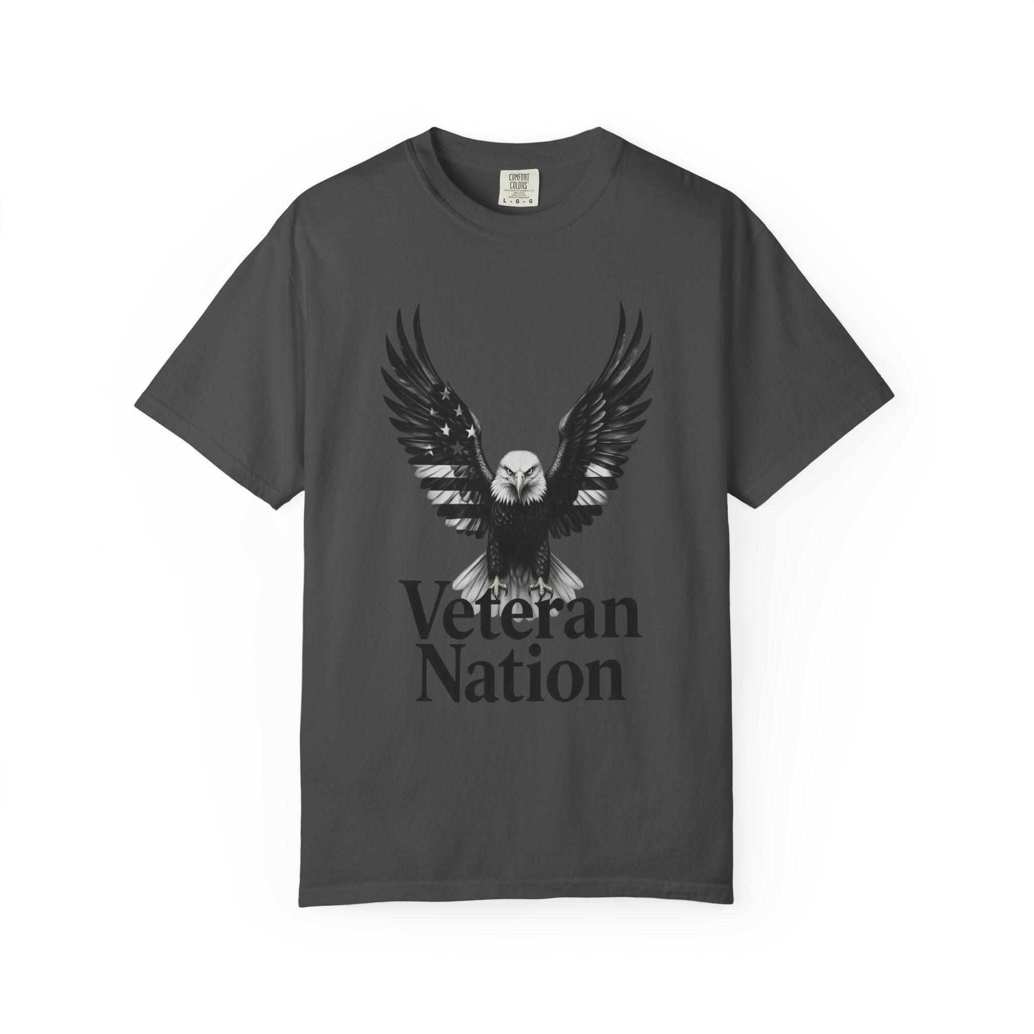 "Veteran Nation" Unisex Garment-Dyed T-shirt