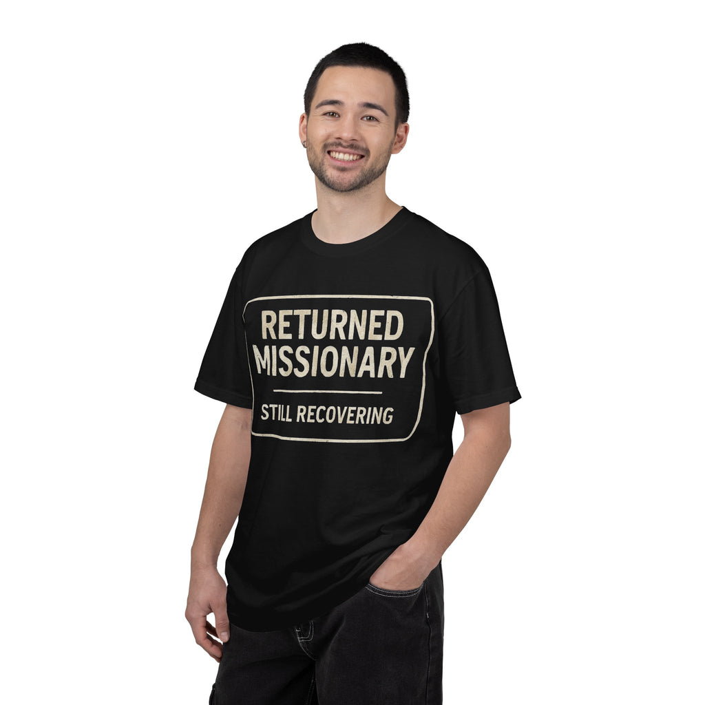 "Returned Missionary (Still Recovering)" Unisex Garment-Dyed T-shirt