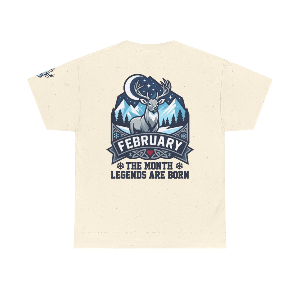 Color: Natural | February Legend Premium Graphic Tee
