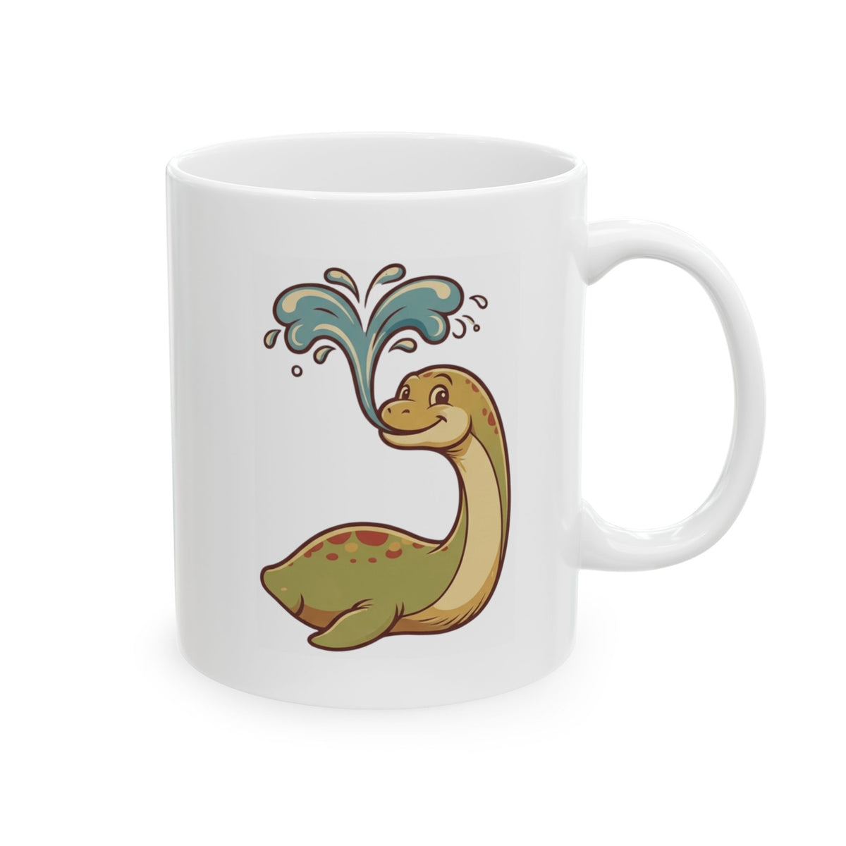 "Champ (Lake Champlain)" White Ceramic Mug — Graphic