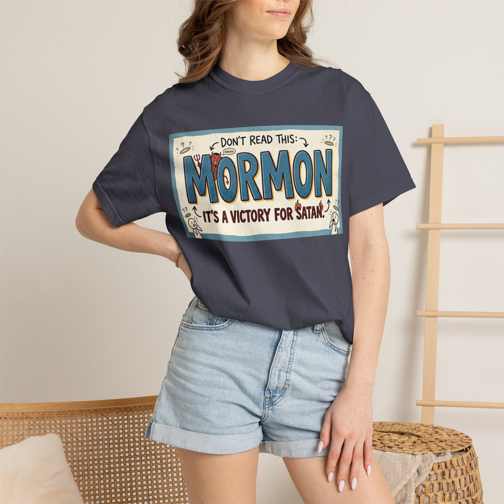 "Victory for Satan T-Shirt" Unisex Garment-Dyed T-shirt