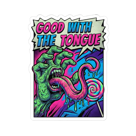 "Good With the Tongue" Sticker — Main