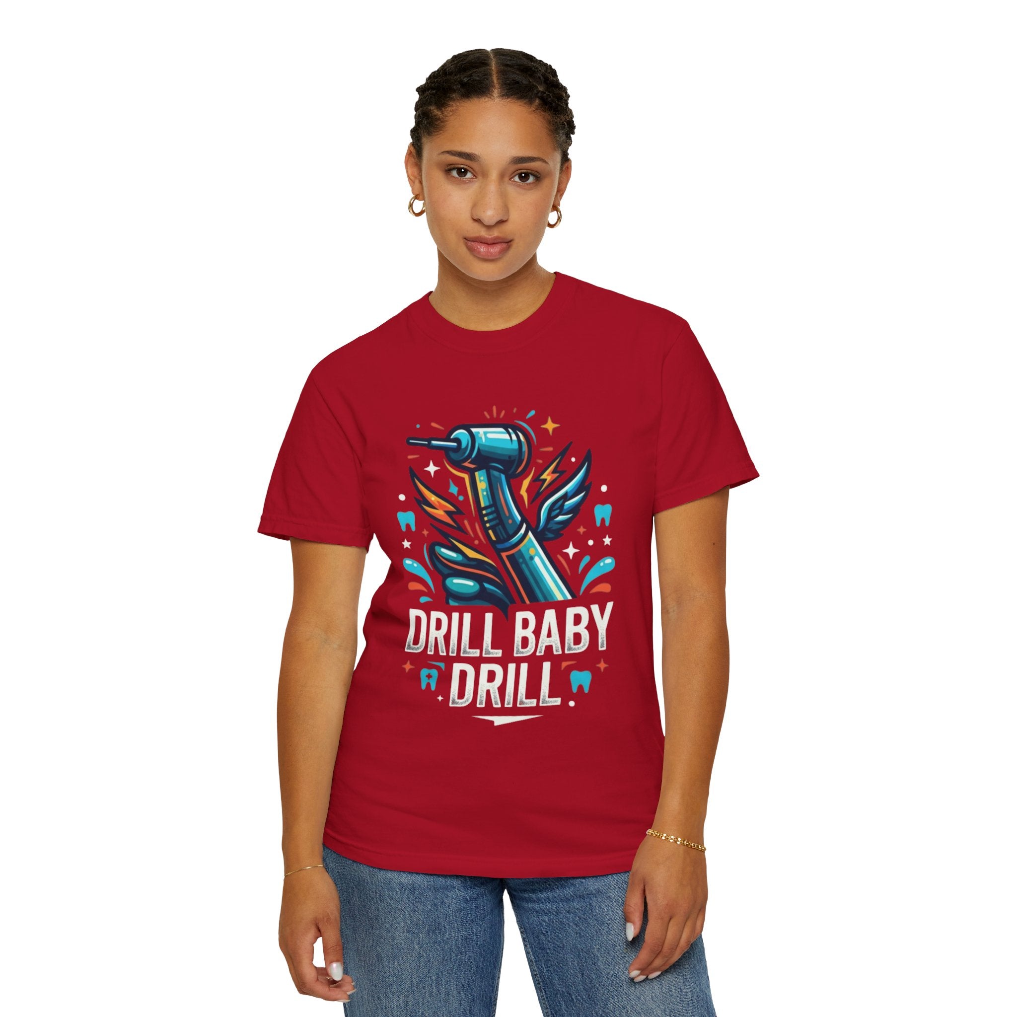 "Drill Baby Drill" Unisex Garment-Dyed Tee