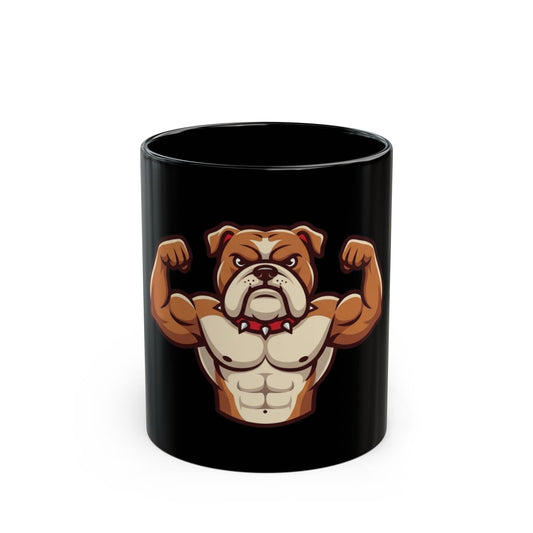"Bull Credible" Black Ceramic Mug — Graphic
