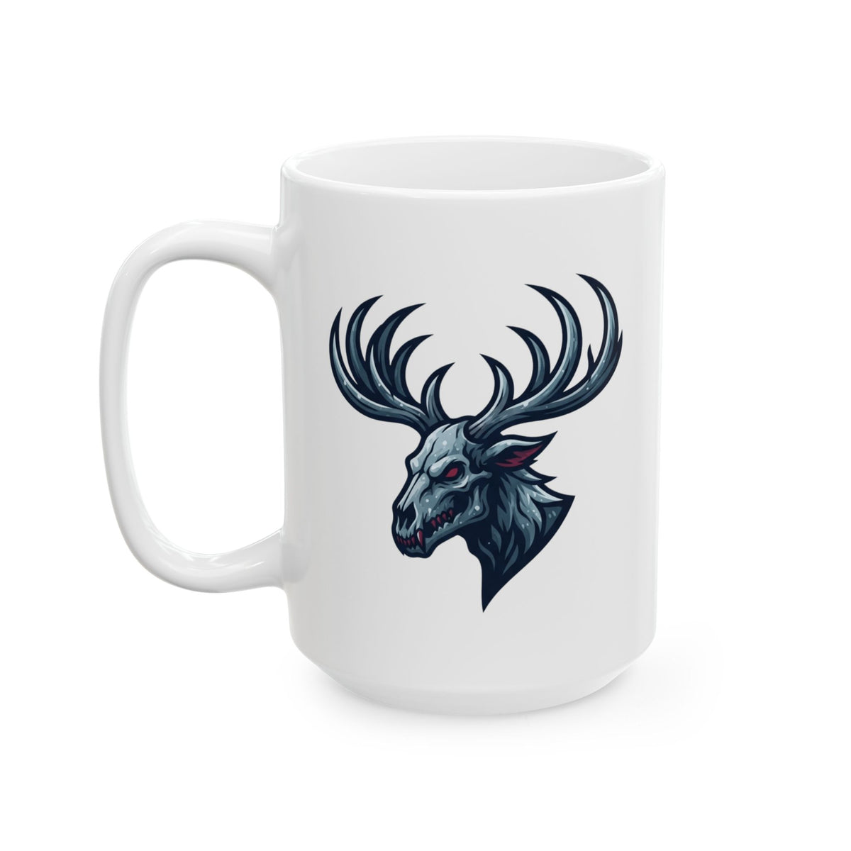 "Wendigo (Algonquian Folklore)" White Ceramic Mug — Graphic
