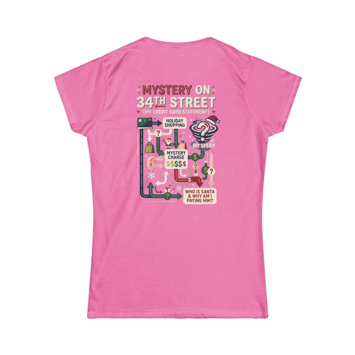 Color: Azalea | Mystery On 34th Street Women's Tee