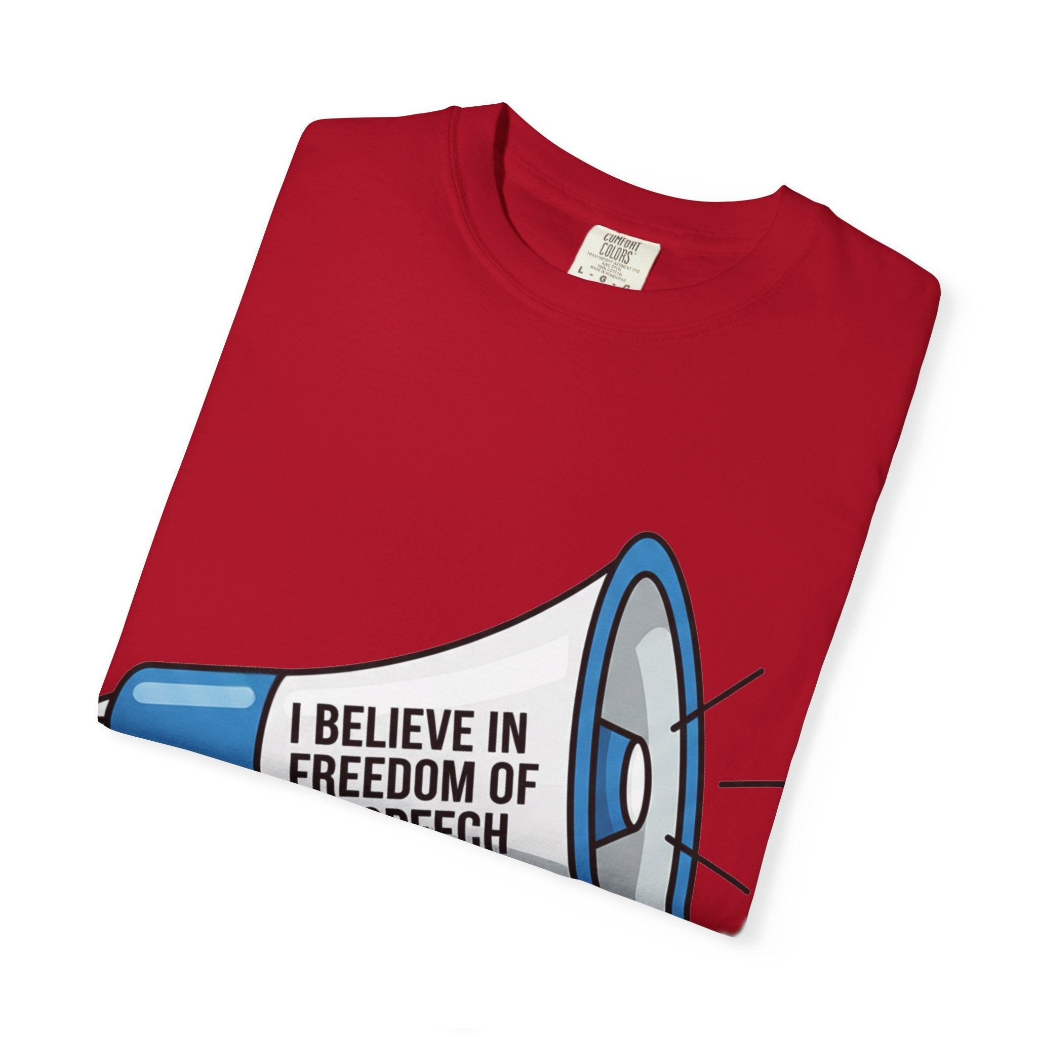 "Freedom of Speech" Unisex Garment-Dyed T-shirt