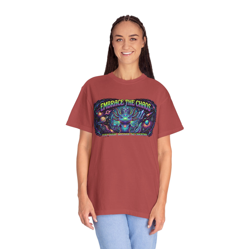 "Embrace the Chaos" Unisex Garment-Dyed Tee