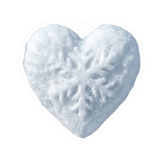 "I Love Snow" Sticker