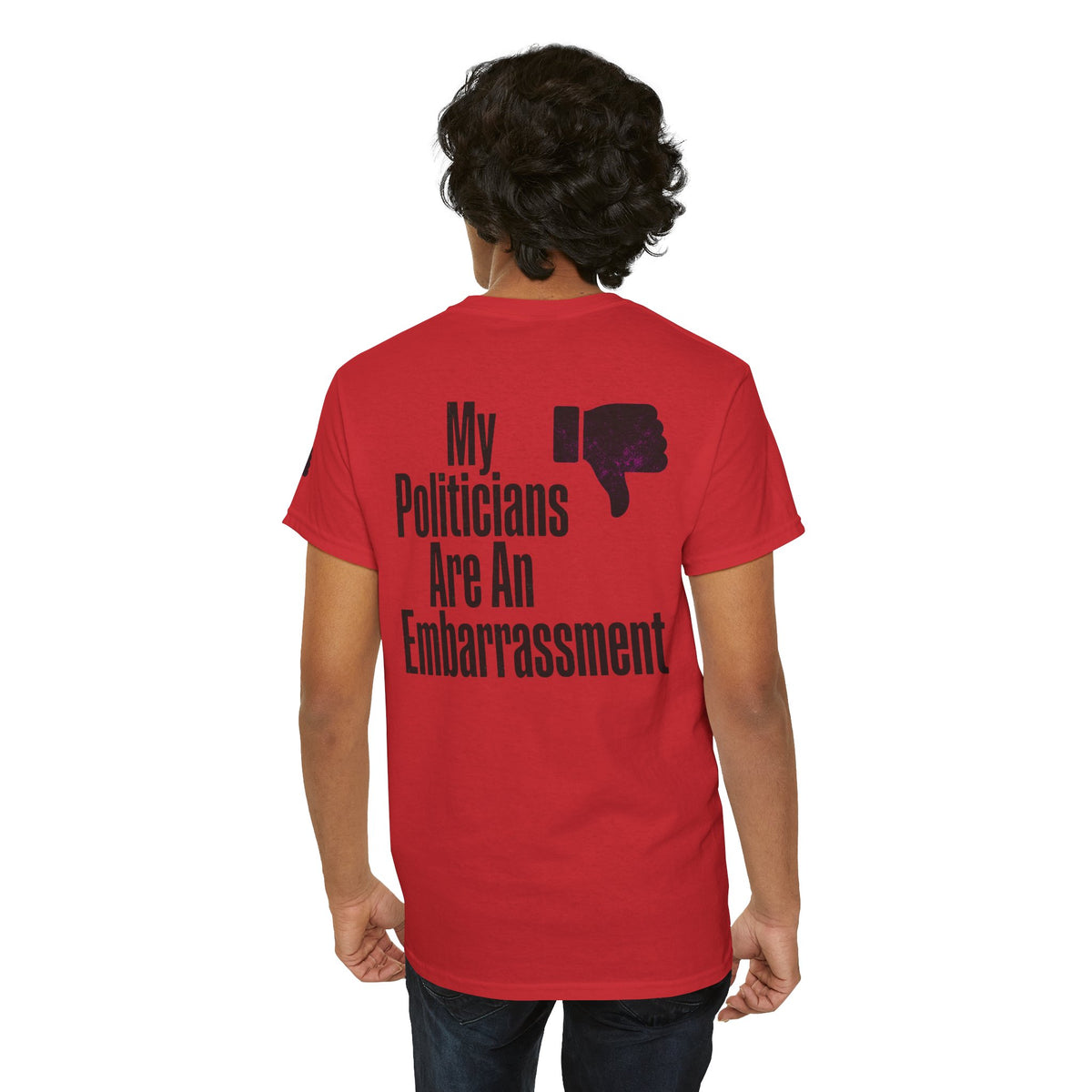 Color: Red | My Politicians Are An Embarassmenet Premium Graphic Tee