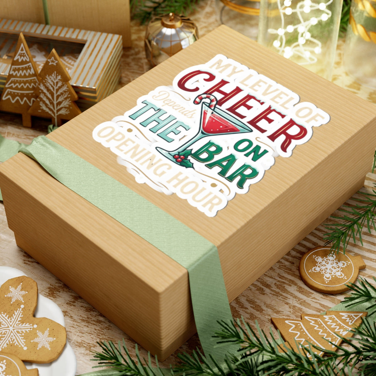 "Christmas Cheer" Sticker — Main