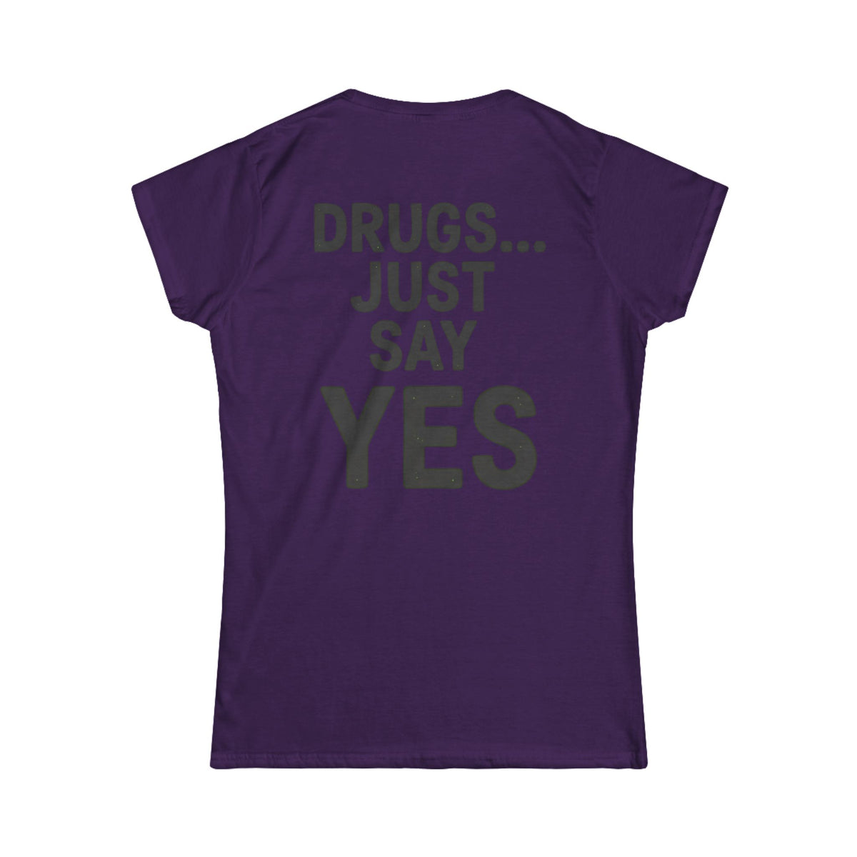 Color: Purple | Just Say Yes Women's Tee