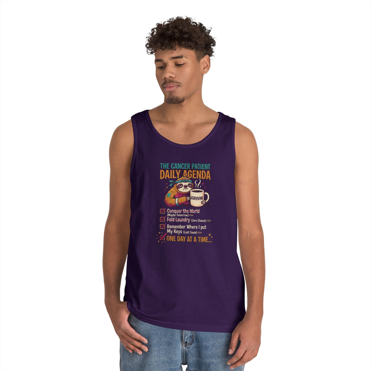 "Cancer One Day At A Time" Tank Top