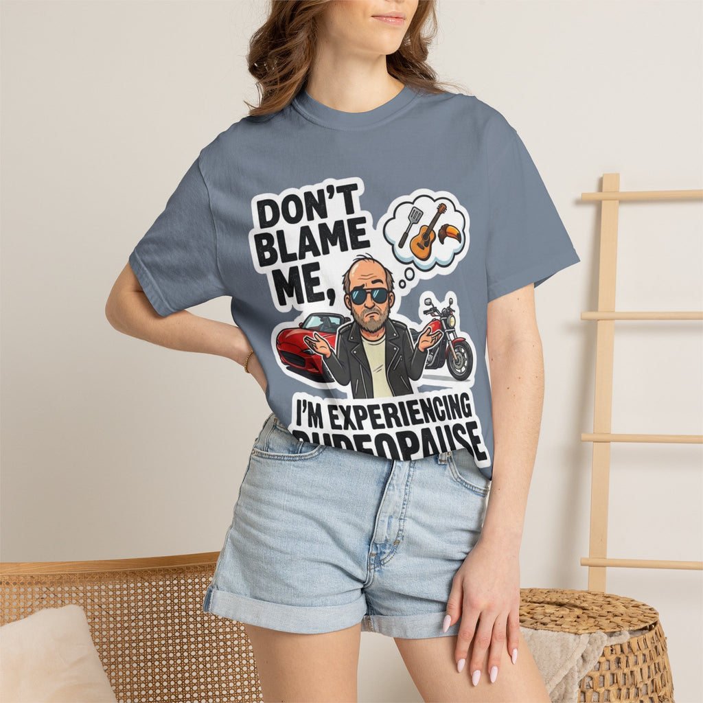 Dudepause: It's a Thing | Garment-Dyed Tee — AttitudeShirts