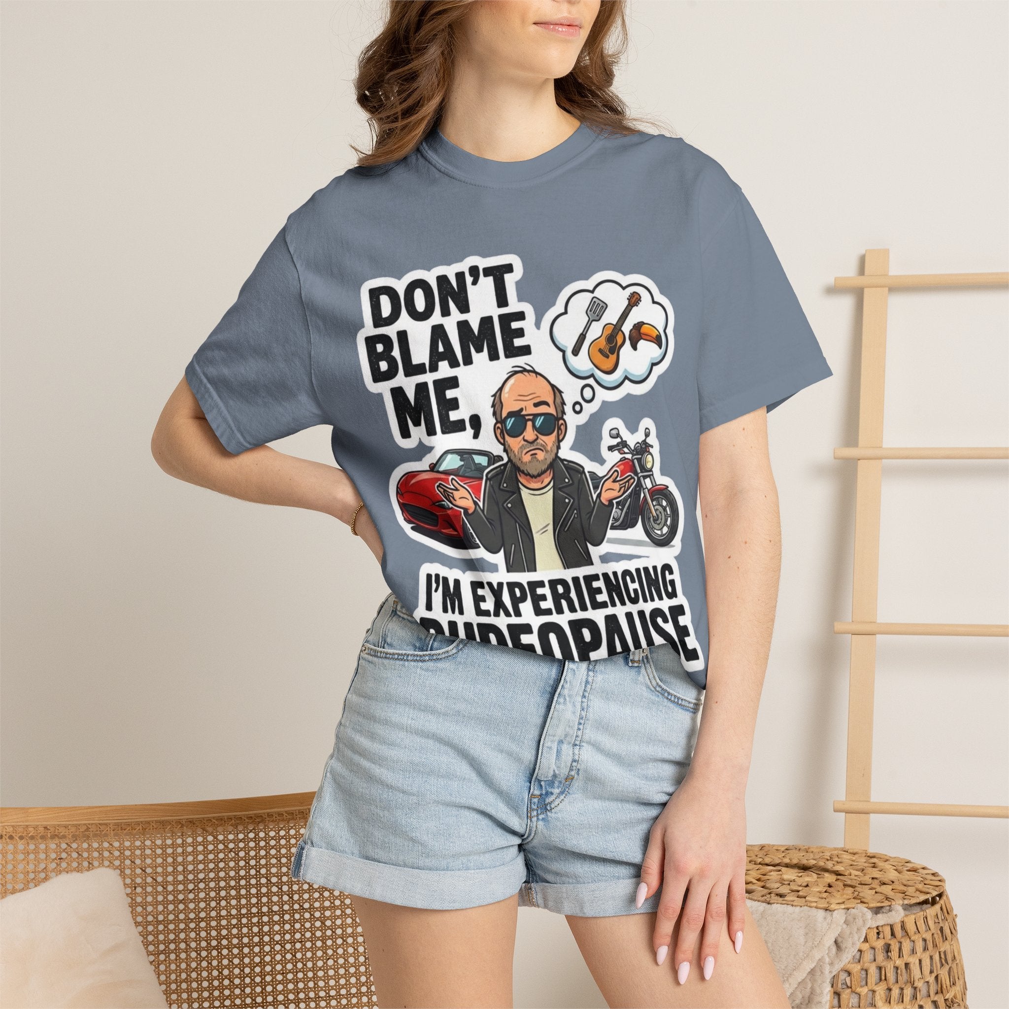 Dudepause: It's a Thing | Garment-Dyed Tee — AttitudeShirts