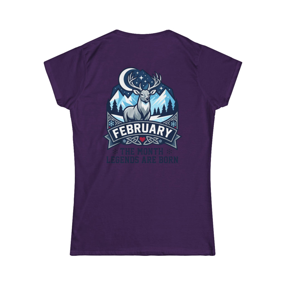 Color: Purple | February Legend Women's Tee