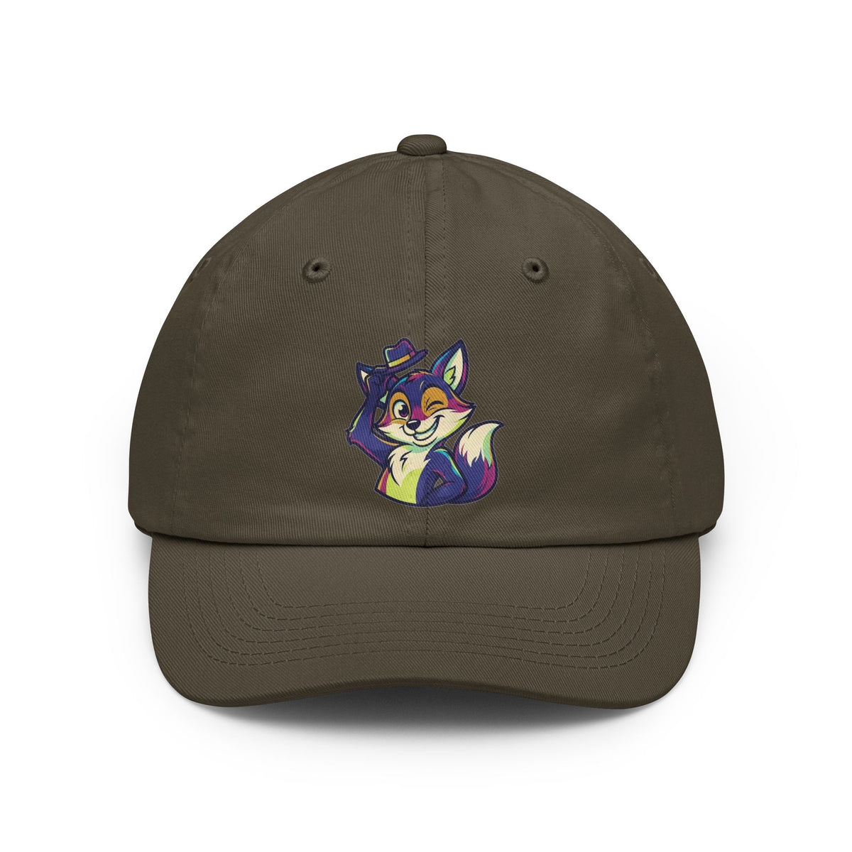 Color: Olive | Mischievous Dad Hat — Graphic