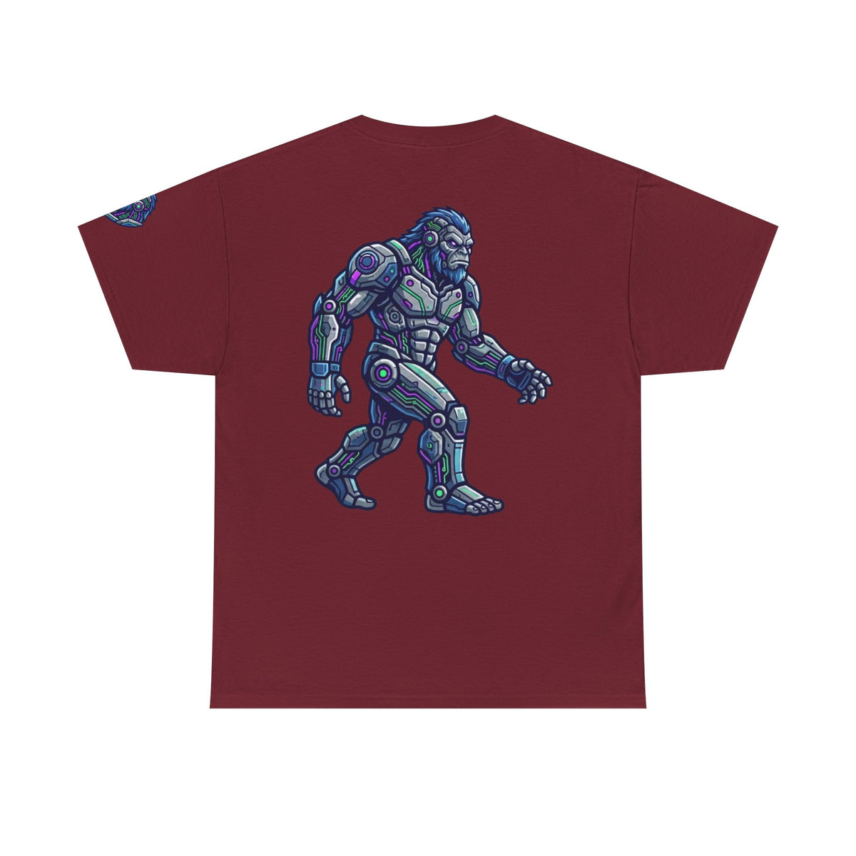 Color: Garnet | Cyber Bigfoot Premium Graphic Tee