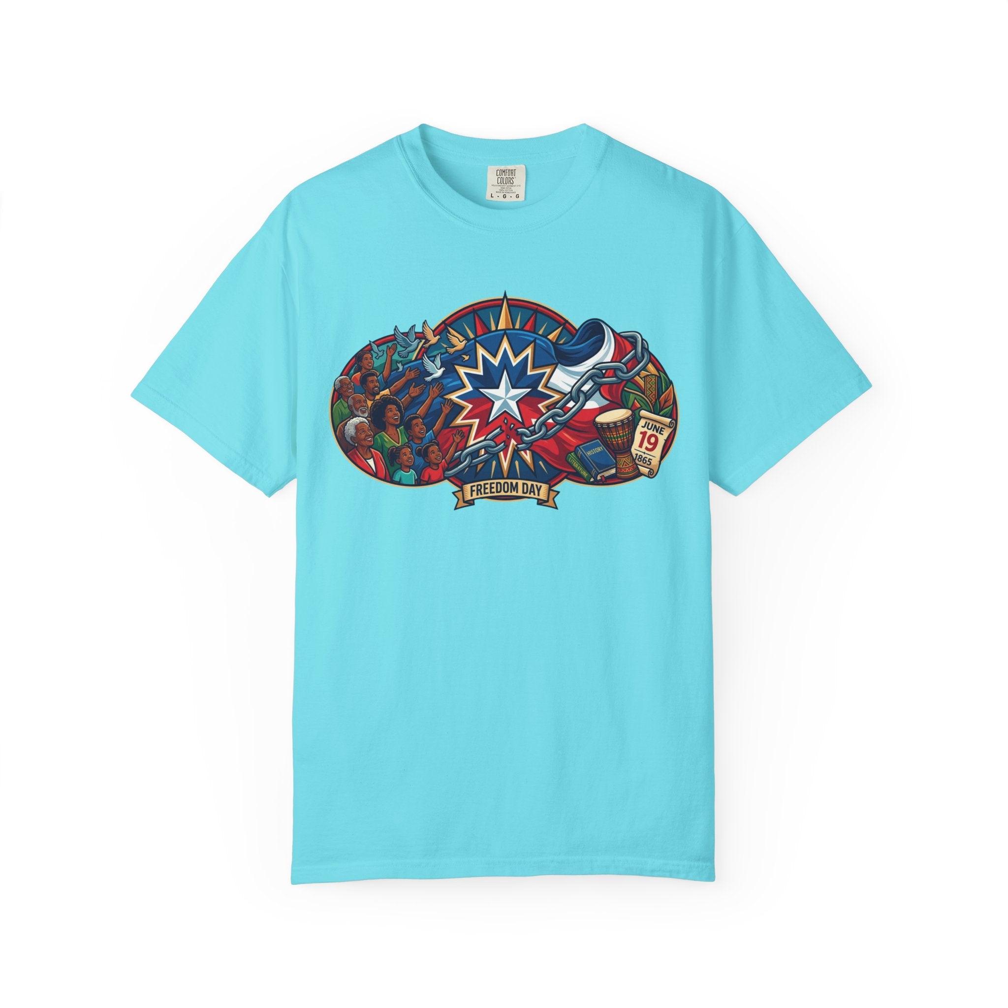 "Juneteenth" Unisex Garment-Dyed Tee