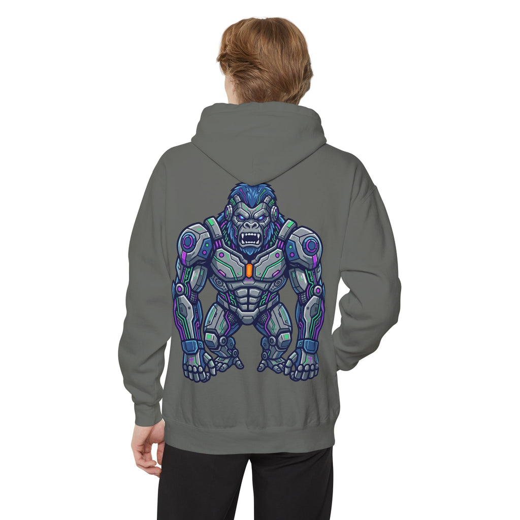 "Cyber Gorilla" Garment-Dyed Hoodie