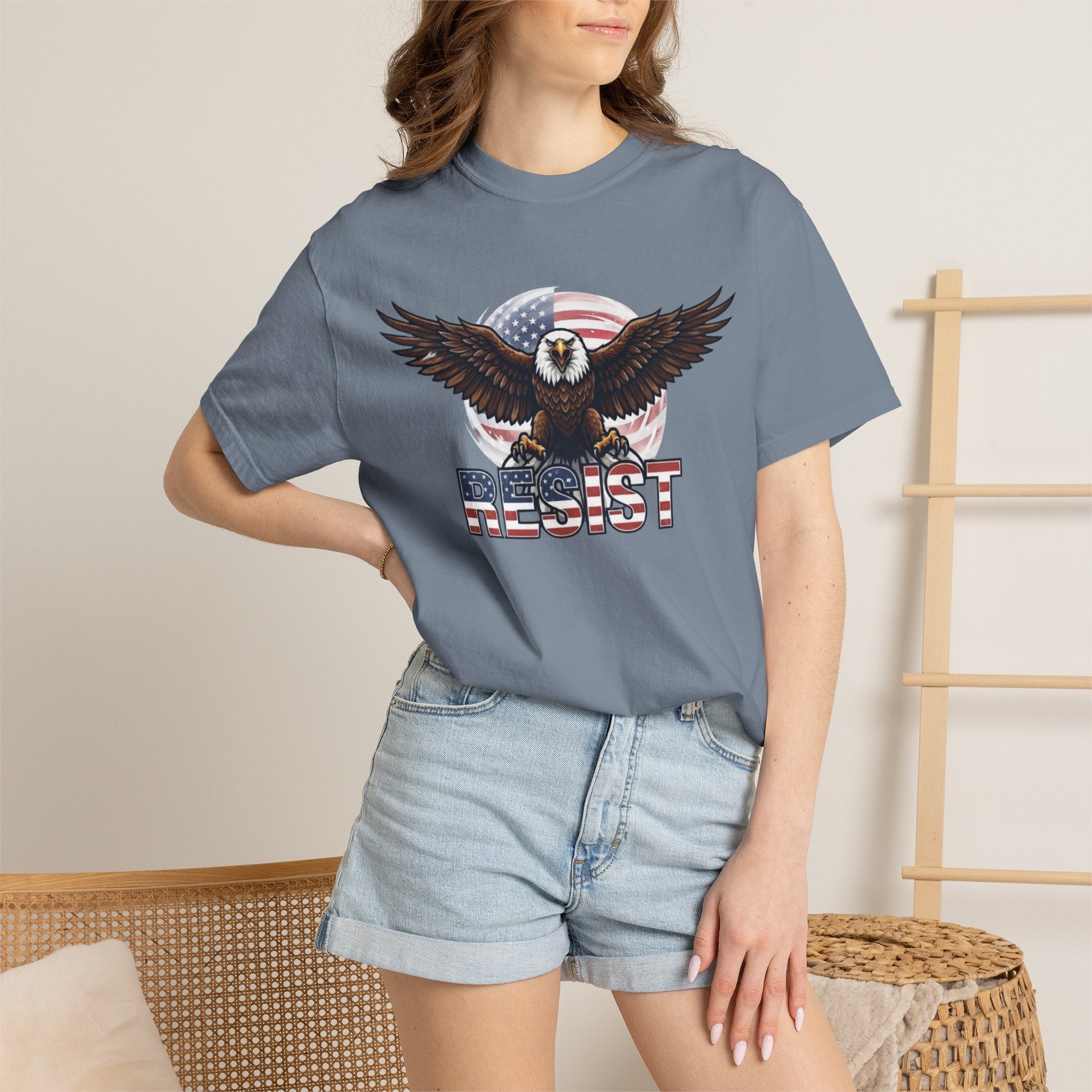 "Resist" Unisex Garment-Dyed Tee