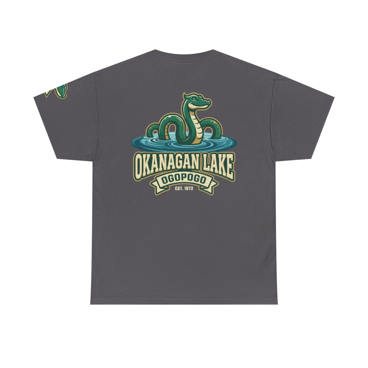 Color: Charcoal | Ogopogo (Canada) Premium Graphic Tee